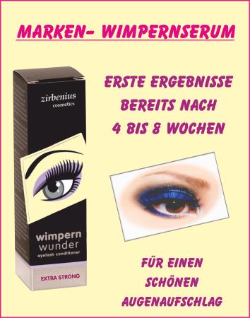 WIMPERNSERUM, Eyelash-Serum, Wimpernwunder, strong, Markenserum zur Wimpernverlängerung; (1x 6ml)
